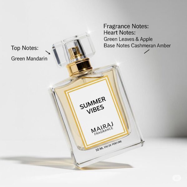 Summer Vibes by Mairaj Fragrance – Fresh Citrus Perfume for Men (Oil-Based) - Image 3